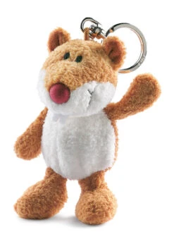 Nici 23566 Schlüsselanhänger Hamster 10cm Plüsch Bean Bags