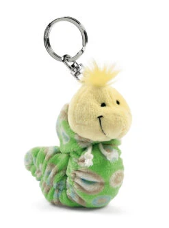Nici 25818 Schlüsselanhänger Flibbies Raupe Wurm Grün Kringel Ca 12cm Plüsch