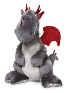 Nici 34109 Drache Dracon Grau Stehend 30cm Plüsch Kuscheltier