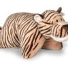 Nici 34441 Kuscheltier-Kissen 2-in-1 Tiger 40x30cm Plüsch Wild Friends