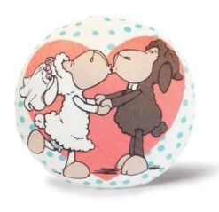 Nici 34605 Kissen Kiss Cushion Brautpaar Jolly Mäh Hochzeit Ø 26cm Plüsch