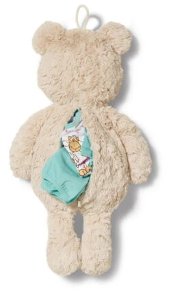Nici 39097 Nici Pyjama-Tasche Bär Beige Figürlich Classic Bear Mit Aufhängeband -Nici Plüschtiere Angebote Store 39097b me