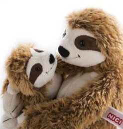 Nici 40510 Faultier Pärchen Mutter & Kind (20cm/12cm) Wild Friends Plüsch Sloth -Nici Plüschtiere Angebote Store 40510 3
