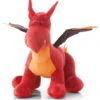 Nici 40786 Feuerdrache Rot Stehend Ca 50cm Plüsch Kuscheltier