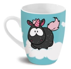 Nici 41614 Tasse Einhorn Theodor & Carbon Flash Blau 8x10cm Porzellan -Nici Plüschtiere Angebote Store 41614 02 HA Frei me