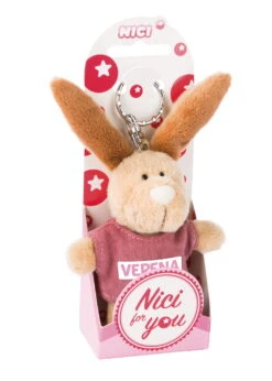 Nici 44663 Schlüsselanhänger Hase Mit T-Shirt Verena Ca 10cm Plüsch