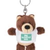 Nici 44710 Schlüsselanhänger Bär Mit T-Shirt Ca 10cm - Du Schaffst Das