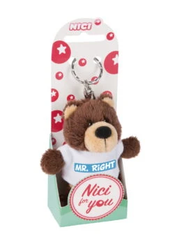 Nici 44722 Schlüsselanhänger Bär Mit T-Shirt Ca 10cm - Mr Right -Nici Plüschtiere Angebote Store 44722 02 ZA Frei 1462x2048