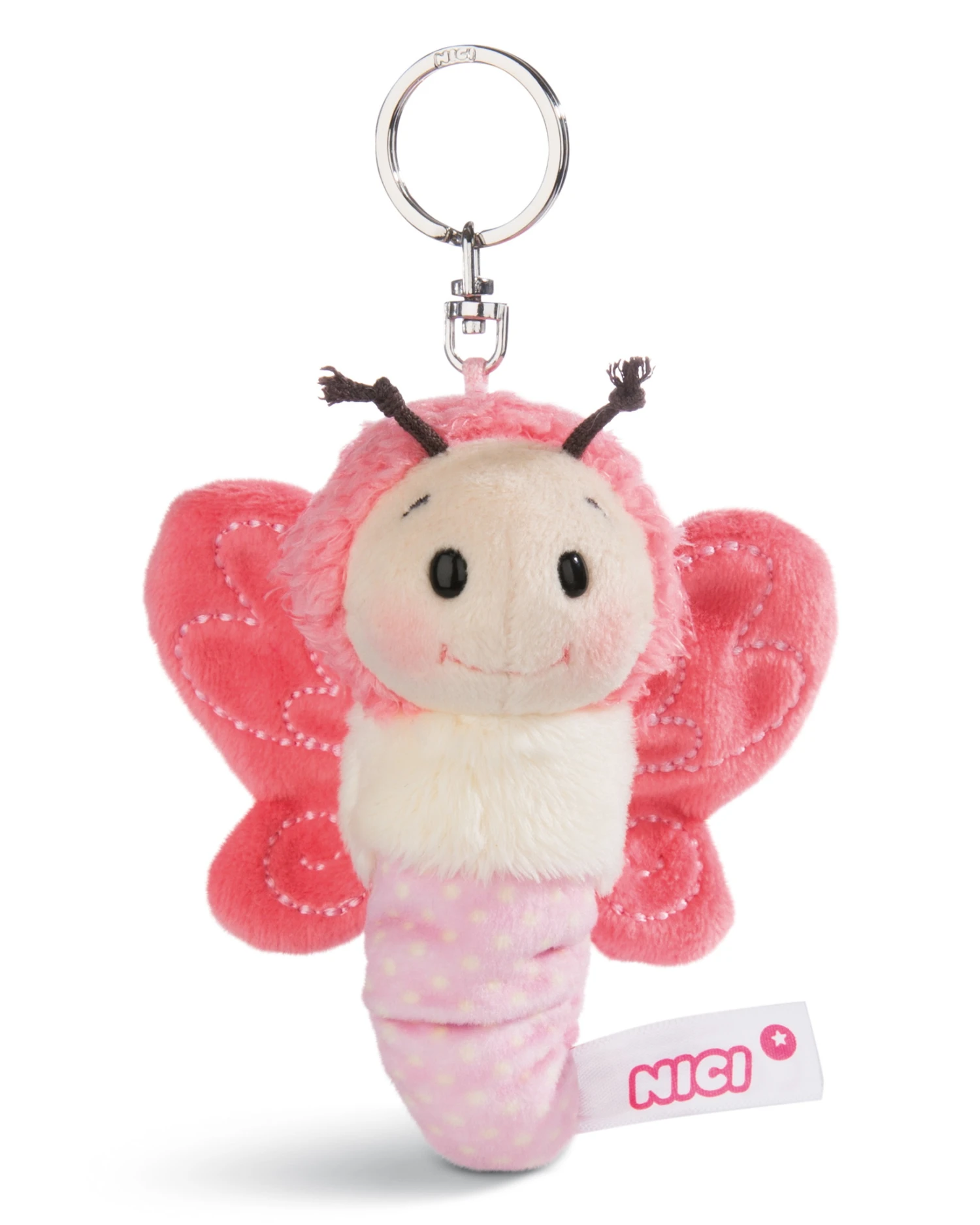 Nici 44931 Schlüsselanhänger Schmetterling Ca 10cm Plüsch Hello Spring - Pink 1 Nici 44931 Schlüsselanhänger Schmetterling Ca 10cm Plüsch Hello Spring - Pink