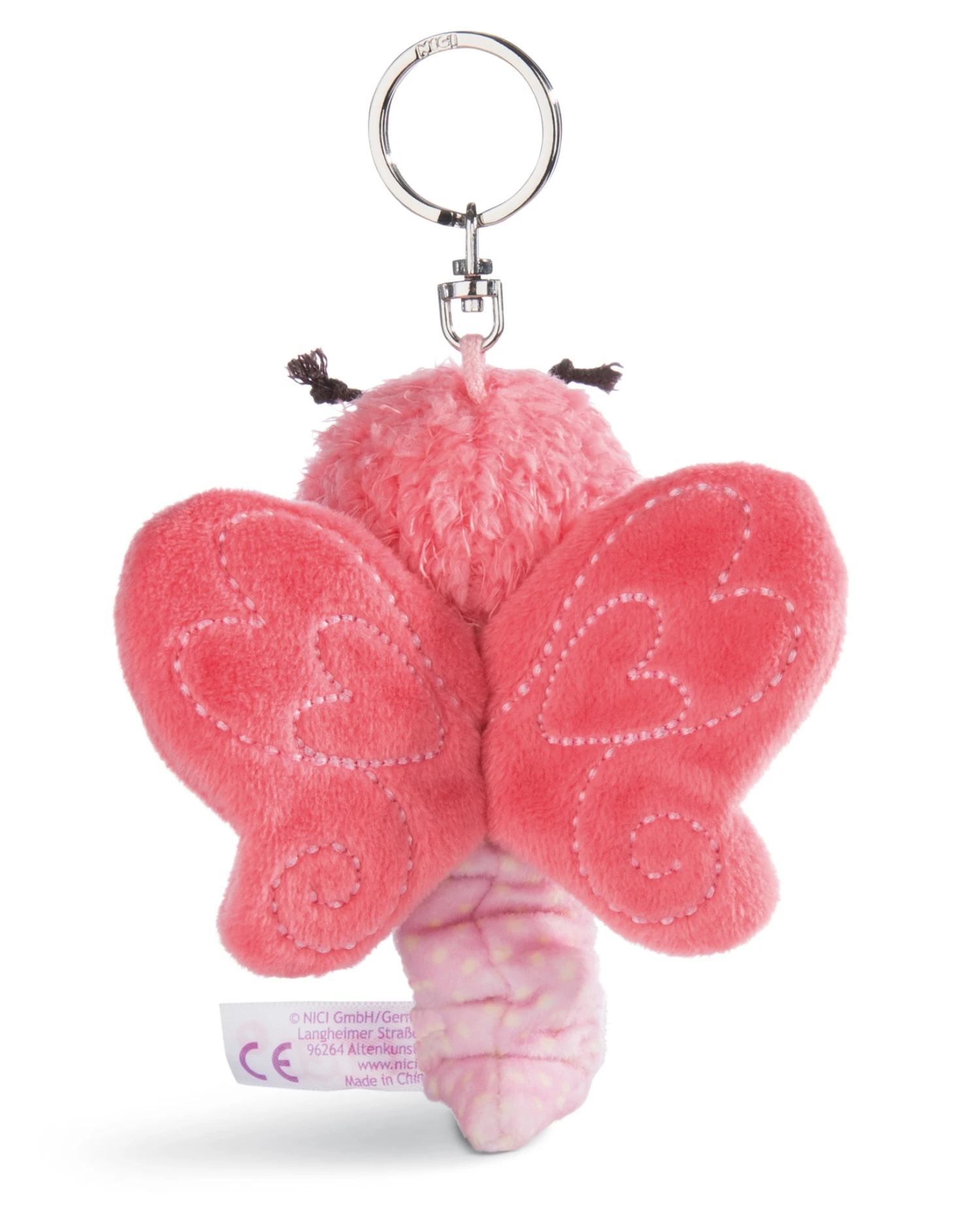 Nici 44931 Schlüsselanhänger Schmetterling Ca 10cm Plüsch Hello Spring - Pink 2 Nici 44931 Schlüsselanhänger Schmetterling Ca 10cm Plüsch Hello Spring - Pink – Bild 2