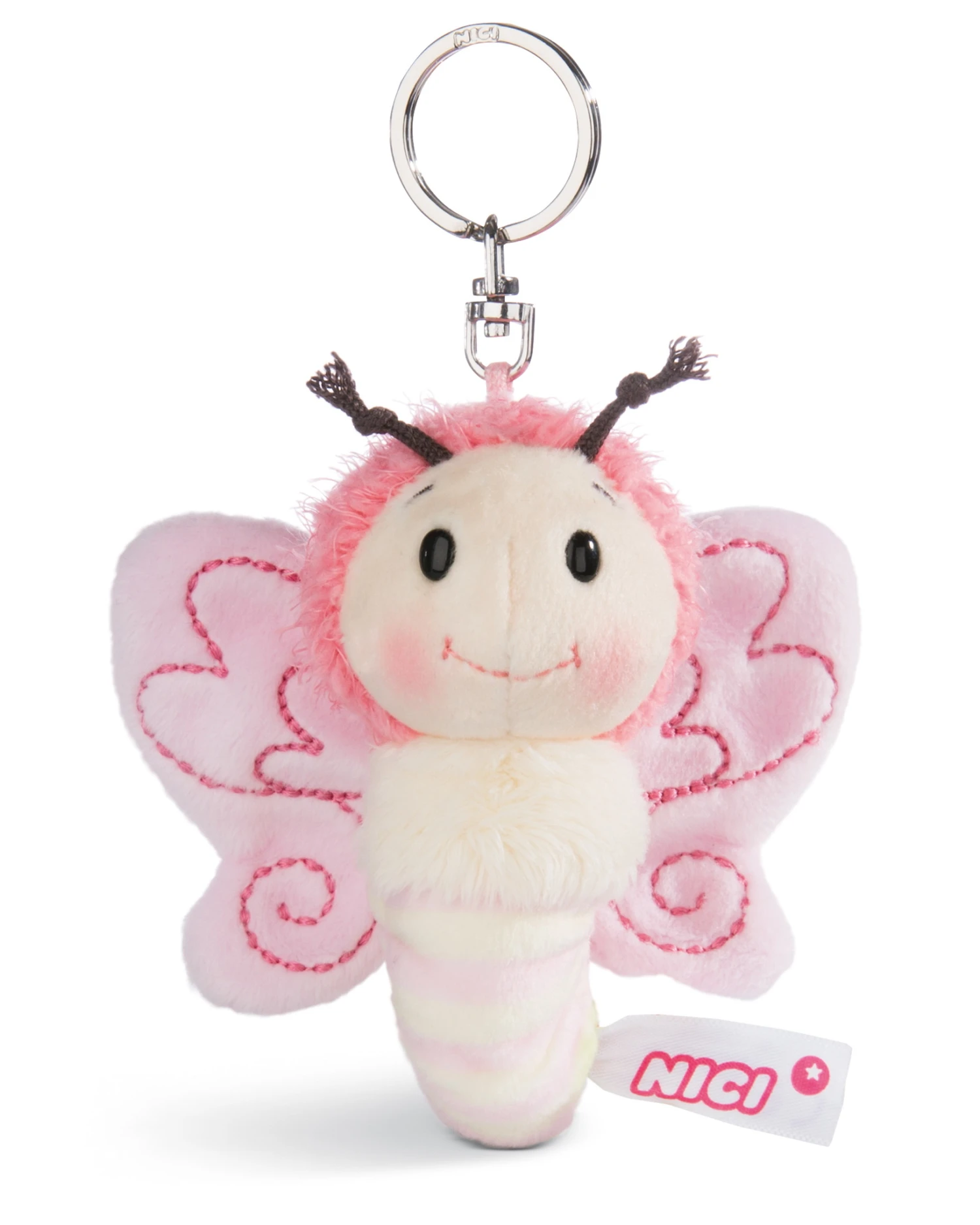 Nici 44931 Schlüsselanhänger Schmetterling Ca 10cm Plüsch Hello Spring - Rosa 1 Nici 44931 Schlüsselanhänger Schmetterling Ca 10cm Plüsch Hello Spring - Rosa