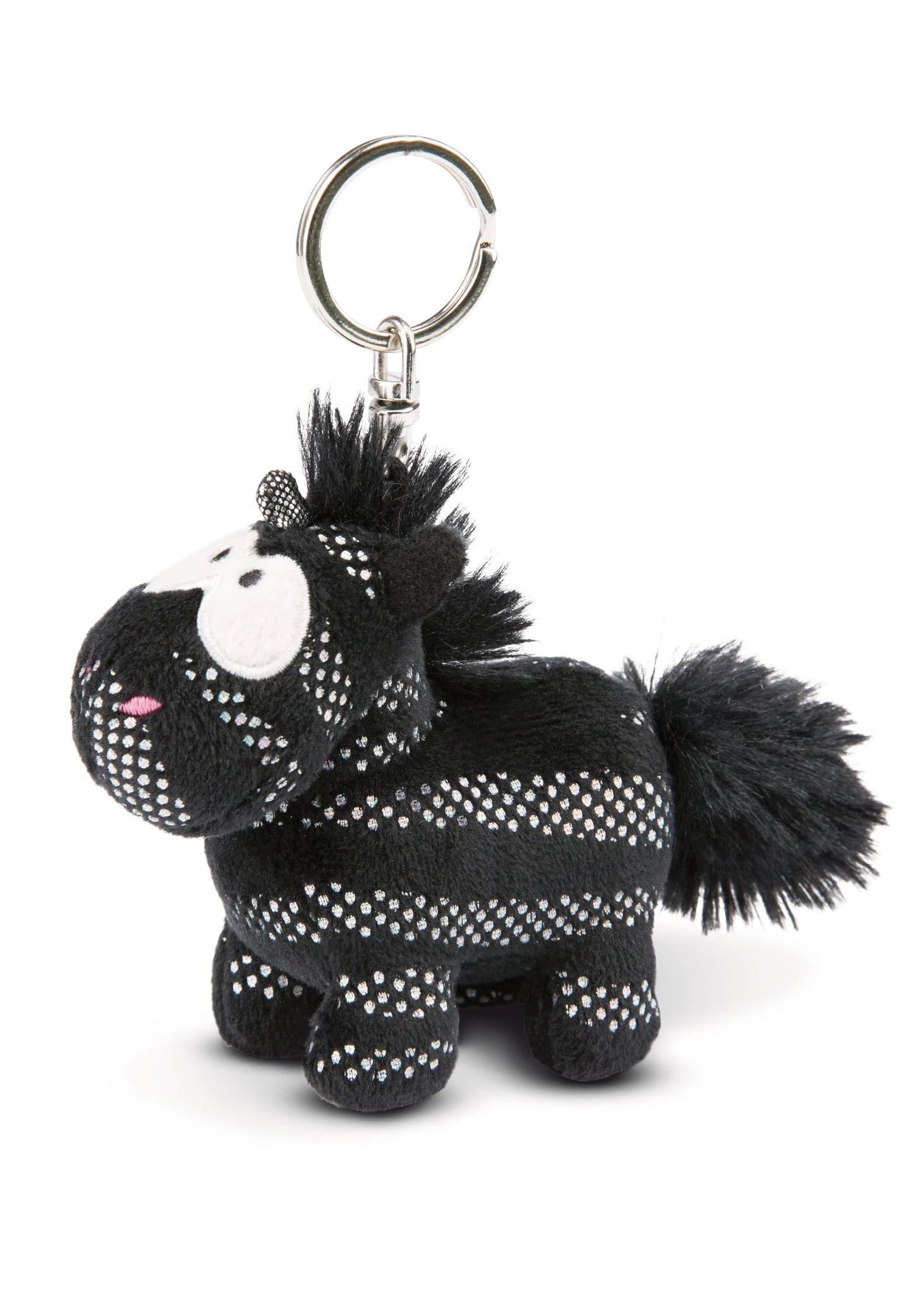 Nici 44950 Schlüsselanhänger Schwarz-silbernes Einhorn Starlight Mystery Ca 10cm 1 Nici 44950 Schlüsselanhänger Schwarz-silbernes Einhorn Starlight Mystery Ca 10cm