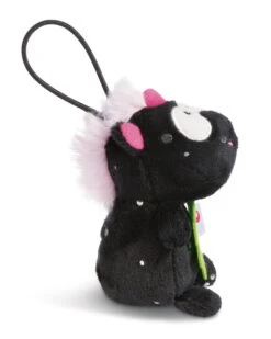 Nici 44981 Message To Go Loop 8cm Einhorn Carbon Flash - ICH BESCHÜTZE DICH -Nici Plüschtiere Angebote Store 44981 03 ZA 1639x2048