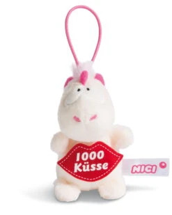 Nici 44984 Message To Go Loop 8cm Einhorn Theodor - 1000 Küsse -Nici Plüschtiere Angebote Store 44984 01 HA Frei 1638x2048