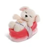 Nici 45370 Sleeping Puppies Schlafendes Hundebaby Im Körbchen 12cm Creme