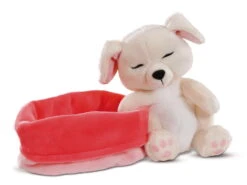 Nici 45373 Sleeping Puppies Schlafendes Hundebaby Im Körbchen 16cm Creme -Nici Plüschtiere Angebote Store 45373 03 ZA Frei 2048x1536
