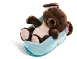 Nici 45375 Sleeping Puppies Schlafendes Hundebaby Im Körbchen 16cm Dunkelbraun -Nici Plüschtiere Angebote Store 45375 02 ZA Frei 2048x1570