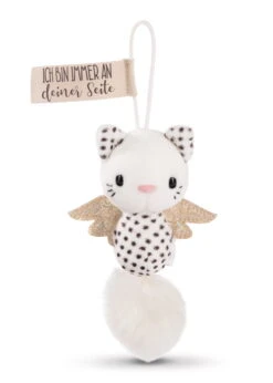 Nici 46041 Anhänger Loop Schutzkätzchen Guardian Angels 12cm Schwarze Punkte