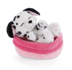 Nici 47891 Sleeping Pets Puppies Schlafender Dalmatiner Welpe Im Körbchen 12cm -Nici Plüschtiere Angebote Store 47891 02 ZA Frei vorl 2048x2006
