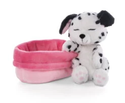 Nici 47891 Sleeping Pets Puppies Schlafender Dalmatiner Welpe Im Körbchen 12cm -Nici Plüschtiere Angebote Store 47891 03 ZA Frei vorl 2048x1688