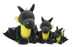 Nici 47994 Drache Dragor Schwarz-gelb 30cm Stehend Plüsch Kuscheltier Dragonia -Nici Plüschtiere Angebote Store 47995 06 47994 47993 Groessenvergleich 2048x1331