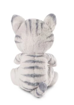 Nici 48086 Sleeping Kitties Schlafende Katze Im Körbchen 12cm Plüsch Grau -Nici Plüschtiere Angebote Store 48086 04 ZA Frei me