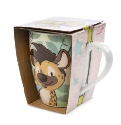 Nici 48869 Tasse Hyäne Helgi & Tenrek Terek 310ml Porzellan 10x8cm Wild Friends -Nici Plüschtiere Angebote Store 48869 01 HA Frei 1979x2048
