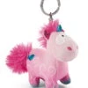 Nici 49100 Schlüsselanhänger Einhorn Midnight Floral 10cm Plüsch Theodor Friends
