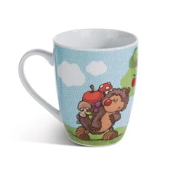 Nici 49166 Tasse Igel Hetch Hogan & Regenbogen Porzellan 310ml Forest Friends -Nici Plüschtiere Angebote Store 49166 03 ZA weiss 1966x2048
