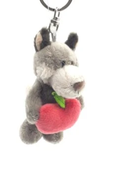 Nici 90647 Schlüsselanhänger Wolf Woody Wulf & Apfel 10cm Plüsch Taiwan Limited -Nici Plüschtiere Angebote Store 90647 3