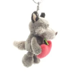Nici 90647 Schlüsselanhänger Wolf Woody Wulf & Apfel 10cm Plüsch Taiwan Limited -Nici Plüschtiere Angebote Store 90647 4