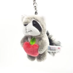 Nici 90792 Schlüsselanhänger Waschbär Rod Mit Apfel 10cm Plüsch Taiwan Limited -Nici Plüschtiere Angebote Store 90792 2